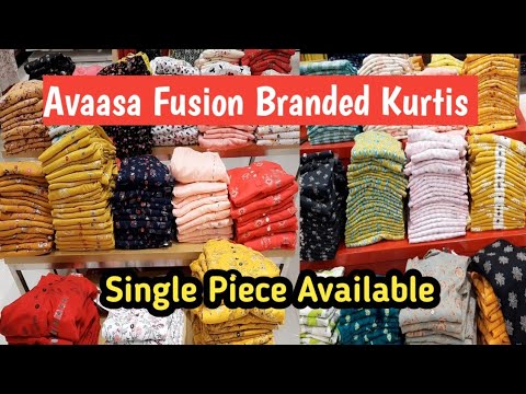 అతి తక్కువ ధరలో అదిరిపోయే బ్రాండెడ్ కుర్తీలు Avasabrand kurtis#avasa#fusion  - YouTube