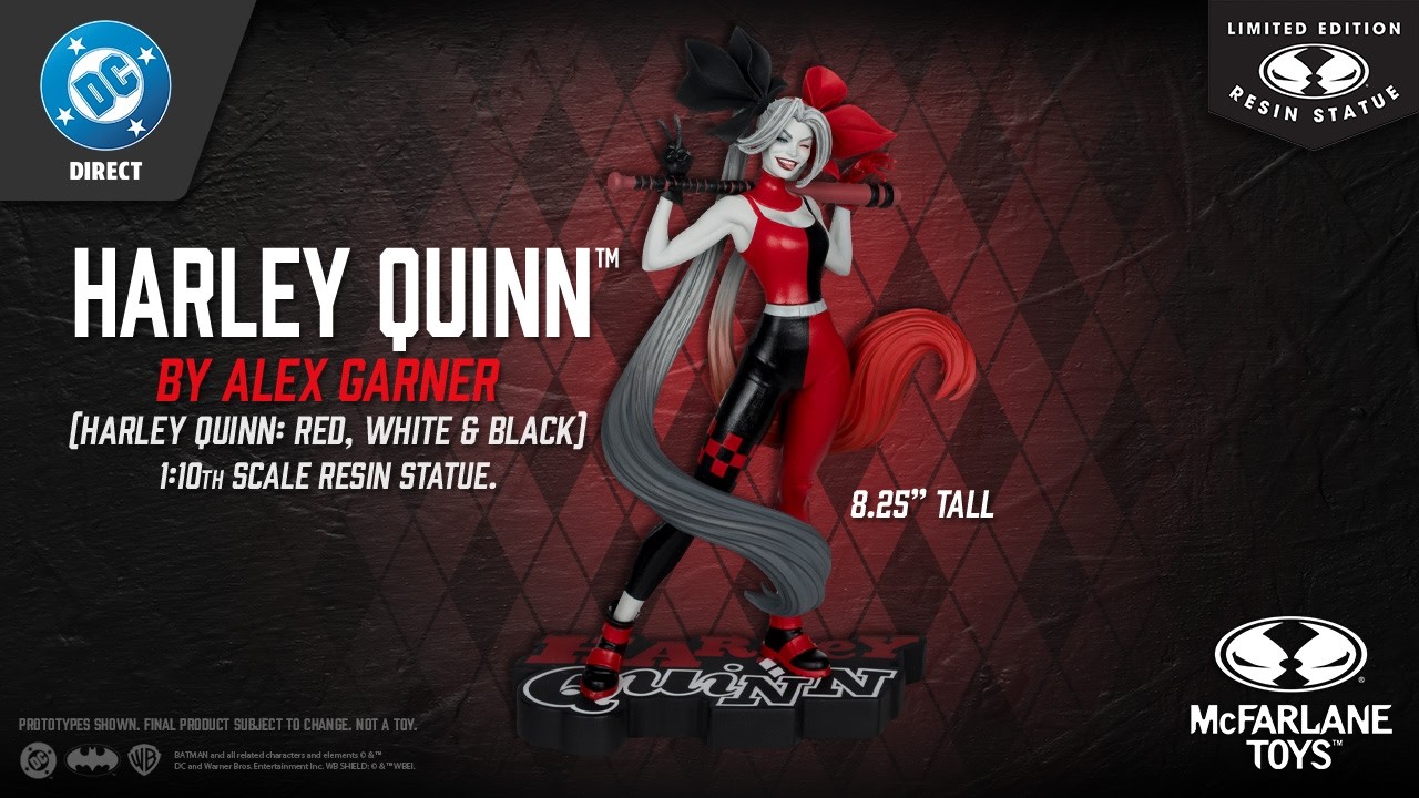 Harley Quinn: Red White & Black-Harley Quinn by Alex Garner 1:10