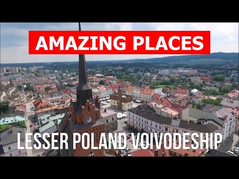 Travel to Lesser Poland Voivodeship, Poland | Cities, tourism, vacation, overview | Drone 4k video
