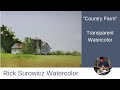 Watercolor Tutorial: "Country Farm"