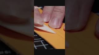 Achieve professional-looking folds and creases with OWDEN's bone folder!  #diytool #leatherwork