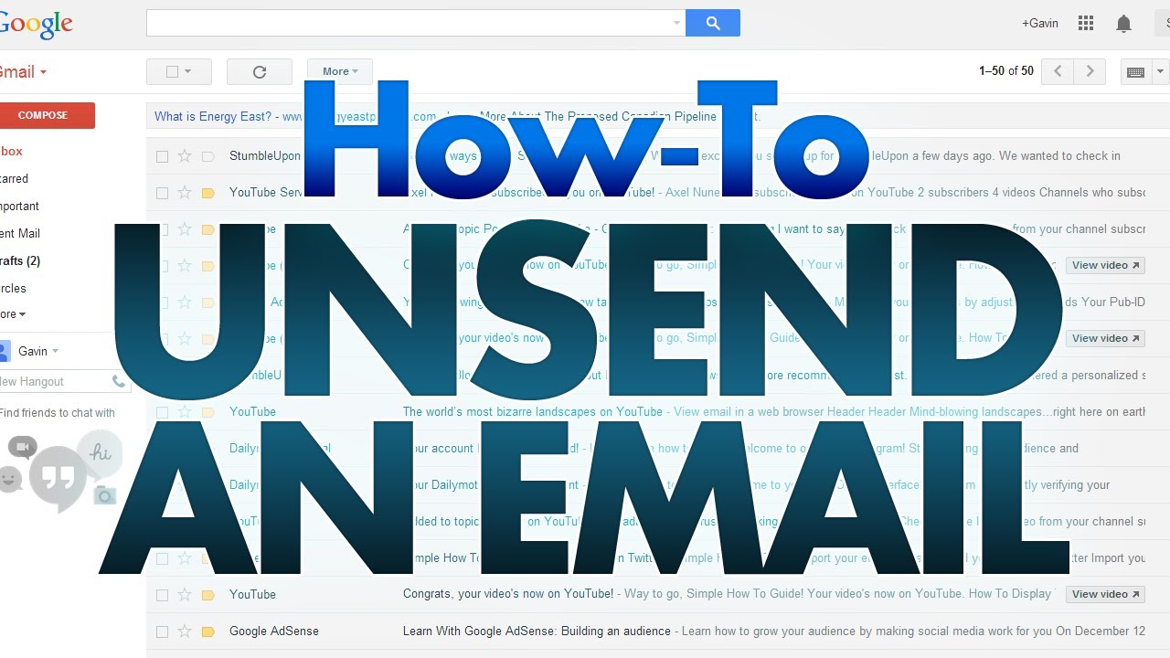How to Unsend an Email with Gmail