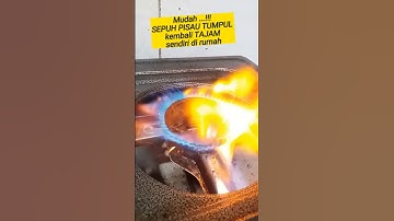 Thumbnail of Agar Pisau Sekeras Baja dan Setajam Silet #shorts