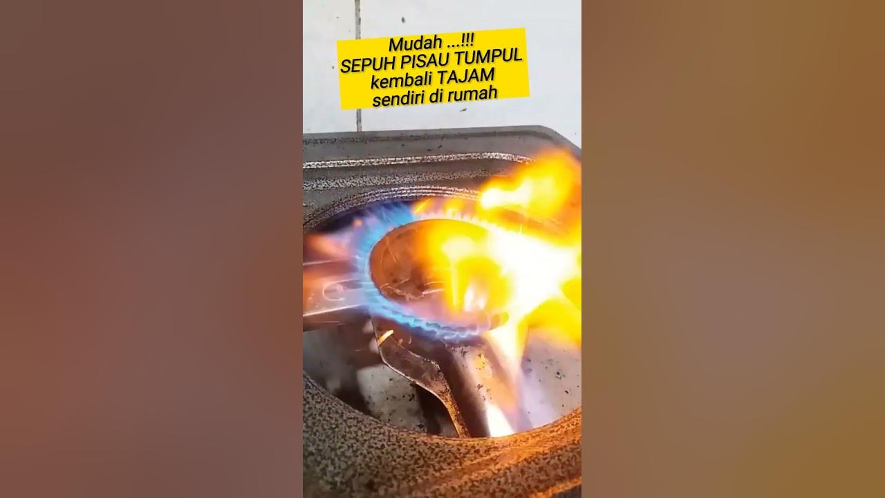 Agar Pisau Sekeras Baja dan Setajam Silet #shorts