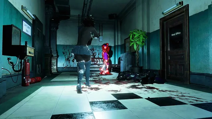 Resident Evil 2 Remake Claire katz outfit Nomal Camera fix Test Gameplay /Biohazard 2 mod  [4K]