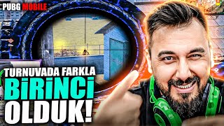 TURNUVA'DA FARKLA 1.OLDUK!!😎 | PUBG MOBILE