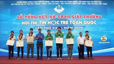Lễ trao giải Chung kết Hội thi Tin Học Trẻ Toàn Quốc lần thứ 26 năm 2020. Winning Moment - X Music