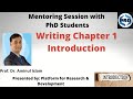 What to write in chapter 1 in a p.dba dissertation