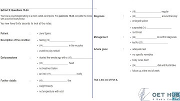 OET Listening Test 11 with ANSWERS 2021 OET 2.0 Updated Listening Sample Test for Doctors and Nurses