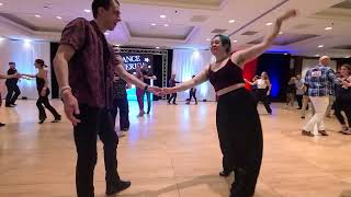 Ben Cok & Coryne Dehaan. Swing Dance America 2024. Charity Lane.