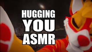 [Furry ASMR] Comforting you with a big, soft, fluffy hug (up close whispers) 🧸