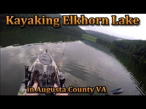 Kayaking Elkhorn Lake in Augusta County VA 
