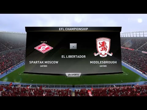Видео: Спартак - Мидлсбро 15 тур Чемпионшип чемпионат Англии по футболу 19/20 FIFA 18 PS4