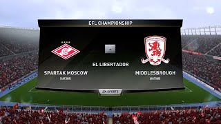 Спартак - Мидлсбро 15 тур Чемпионшип чемпионат Англии по футболу 19/20 FIFA 18 PS4