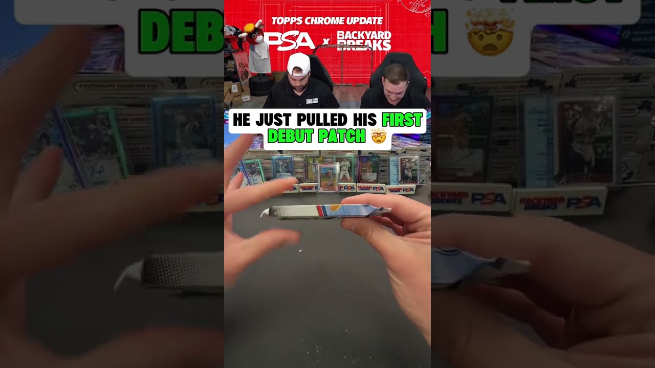 HIS FIRST EVER DEBUT PATCH 🤩 