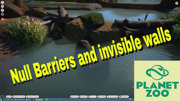 Building using null barriers and how to hide barriers