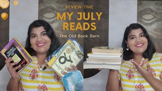 My July Reads | Fiction and Non fiction books| The Old Book Barn