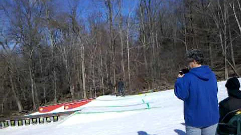 Ben H Snowboarding Mt.Peter Rail Jam