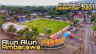 Kondisi terkini Alun Alun Ambarawa Desember 2021 | Drone View DJI Mini 2