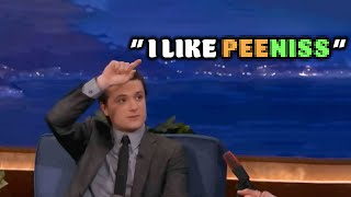 Josh Hutcherson being iconic for 6 minutes straight