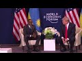 President Kagame meets with US President Donald Trump at World Economic Forum in Davos