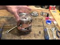 How to disassemble a Coleman Exponent 550B single burner stove