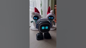 Eilik & Emo Robots#🐤🐥🐣🐣🐤🐥👾🤖#eilik #emorobot#energizelab #eilikrobot#friends #funnyvideo#friendship