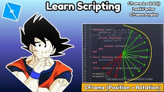 Introductory CFrames in Roblox Studio! (Roblox Scripting Tutorial Guide)
