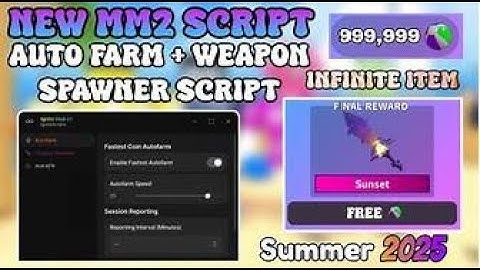 BEST MM2 SUMMER UPDATE BEACH BALL AUTO FARM SCRIPT 2025 SCRIPT IN DESCRIPTION