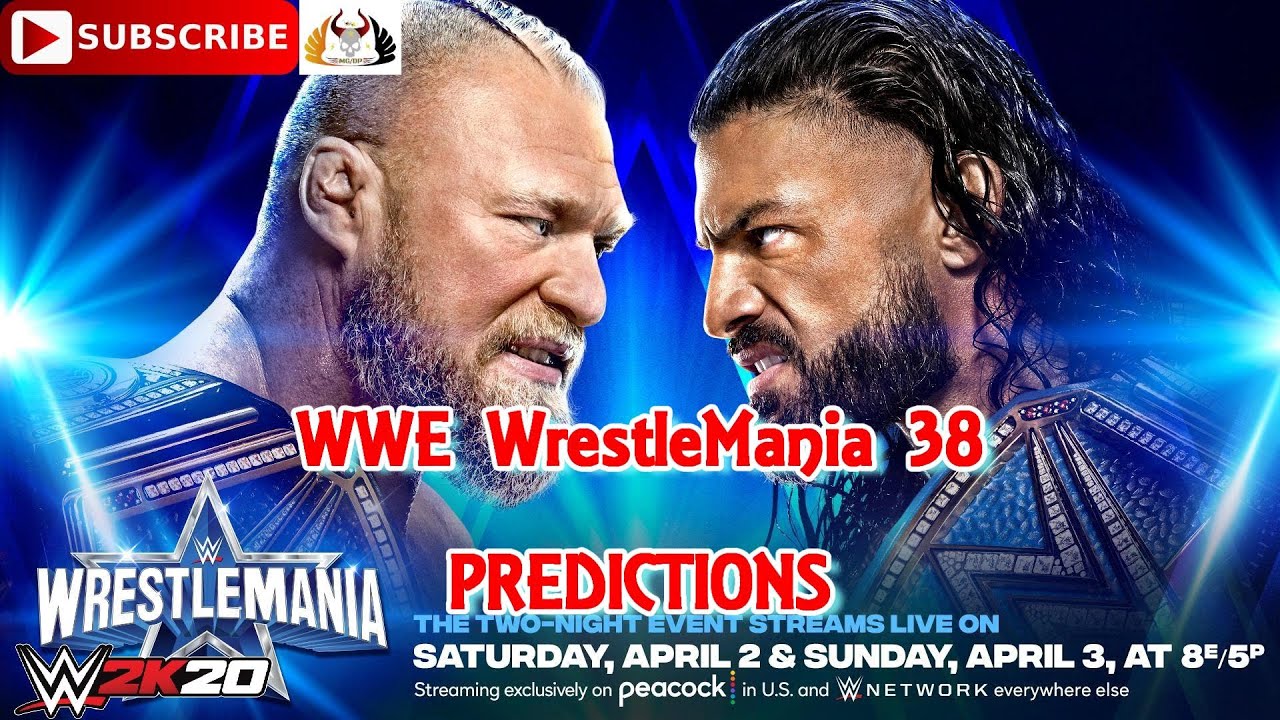 WWE WrestleMania 38 Brock Lesnar vs