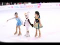Little skaters  nightingale and serene  suri  t2s frozen sisters  ensemble program