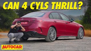 2024 MercedesAMG C43 review  Smaller engine, more power | First Drive | @autocarindia1