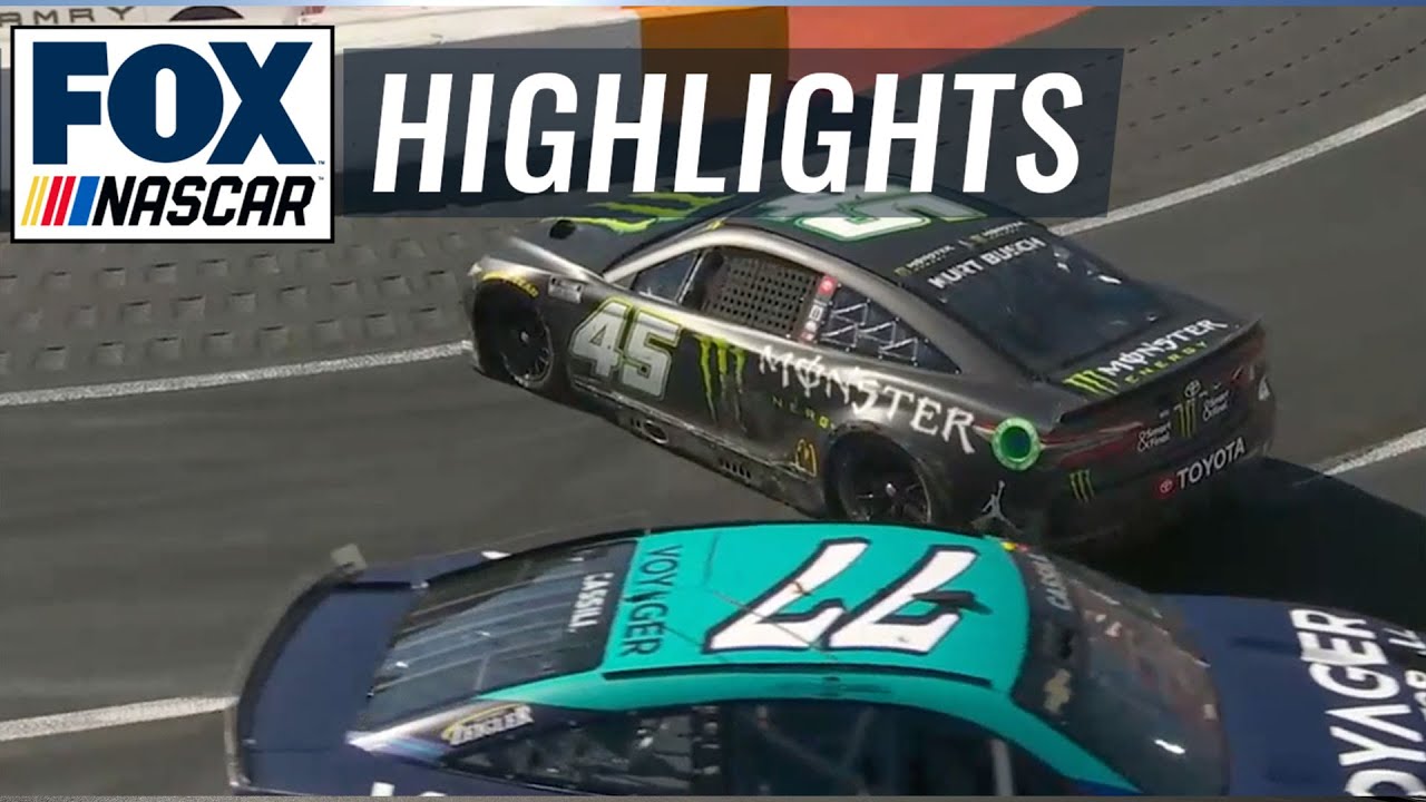 Chaotic sequence at The Clash ends in Kurt Busch wreck | NASCAR ON