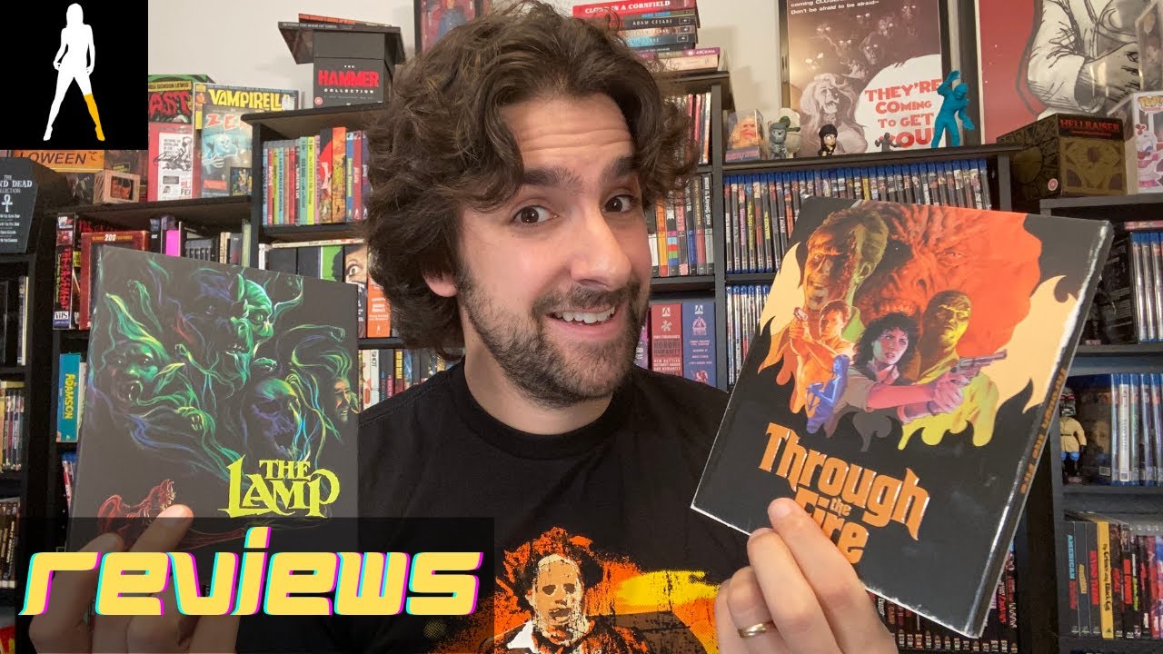 THROUGH THE FIRE (1988) and  THE LAMP (1987) Vinegar Syndrome Blu-Ray Reviews Texas Regional Horror