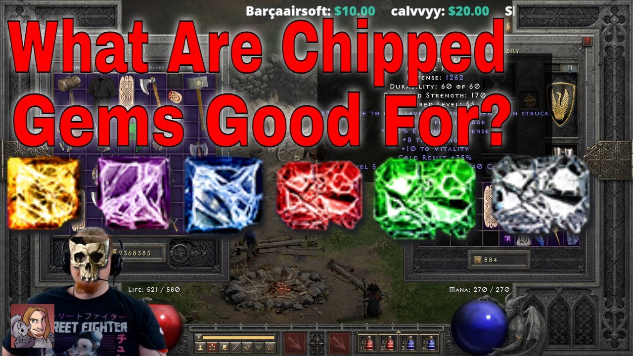 Diablo II Resurrected What Chipped Gems Are Good For? YouTube
