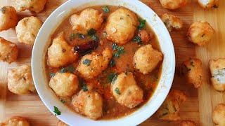 Rasam vada - bonda | south India style rasam wada.