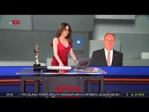📺 Tv100 🗳️#Muharremİnce #Adaylıktan #Çekildi 🎙️Ela Rumeysa Cebeci