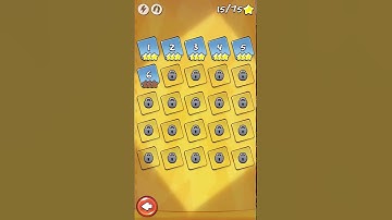 Cut the Rope Experiments 1-6 Getting Started, 3Stars