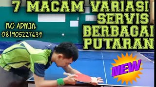 7 MACAM SERVIS YANG DIGUNAKAN DALAM BERTANDING,semoga bermanfaat.