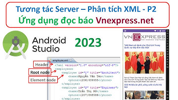 Lập trình Android - Bài 24: Tương tác Server, parse XML trong Andoid, ứng dụng Đọc báo Phần 2