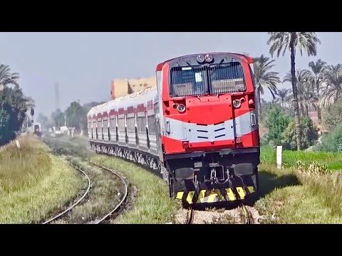 بلاش تتفرج لو قلبك ضعيف قطار ٢٠٠٧ كنس محطة بني سويف بدون وقوف