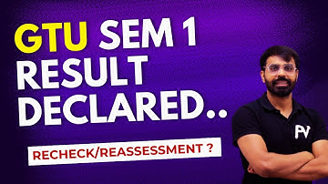 GTU SEM 1 RESULT DECLARED | KESE DEKHE ? FAIL HE TO KYA KARE ? ALL INFORMATION..