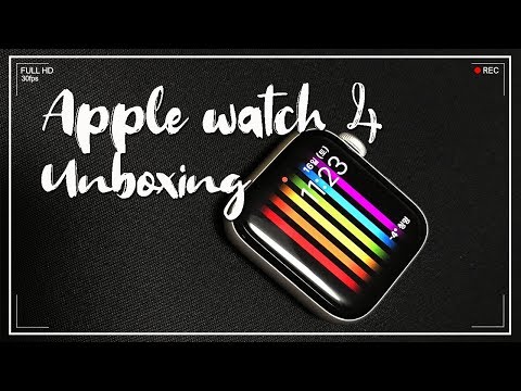 애플워치 시리즈 4 실버 - 개봉 및 아이폰 연결하기/ Apple watch series 4 unboxing and setting