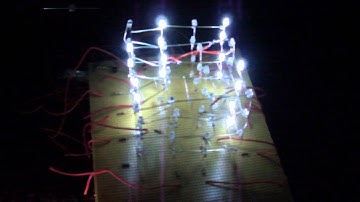 my first LED cube prototype