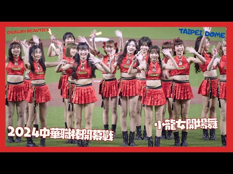 中職開幕賽開場舞 Dragon Beauties小龍女 開場就很有喜氣超棒 ! 치어리더 직캠 cheerleaders fancam