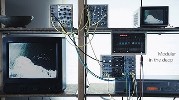 Modular in the deep / Eurorack + VHS Video tape loop Ambient / Ensemble Oscillator MATHS Volca FM