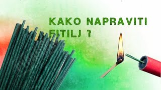 EXPERIMENT #7 - KAKO NAPRAVITI FITILJ / HOW TO MAKE FUSE EXPERIMENT #7 - KAKO NAPRAVITI FITILJ / HOW TO MAKE FUSE