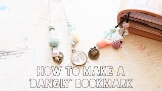 Quick Easy DIY Tulip Tassel Decorated Metal Bookmarks 