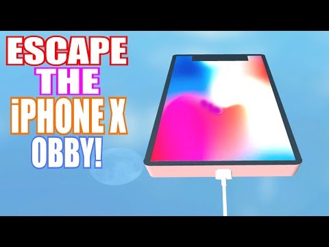 Roblox Escape The Iphone X Obby Youtube - escape the iphone x obby read desc roblox