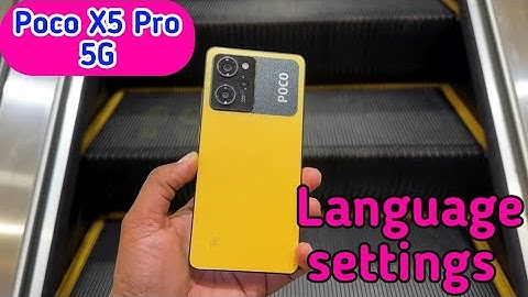 Language Change In Poco X5 Pro 5G, Language Setting In Poco X5 Pro 5G, How To Change